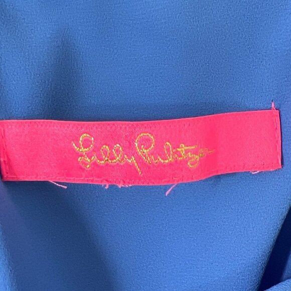 LILLY PULITZER Dusk Tank Top Bennett Blue Sz XS  #002081 - Picture 5 of 7